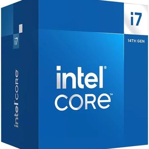 Intel Core i7-14700F 2.1GHz Επεξεργαστής 20 Πυρήνων για Socket 1700 σε Κουτί με Ψύκτρα