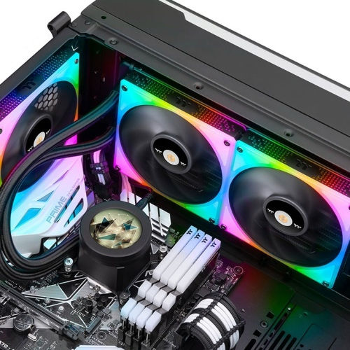 Thermaltake Toughliquid 280 RGB Υδρόψυξη Επεξεργαστή Διπλού Ανεμιστήρα 140mm για Socket AM4/AM5/1700/1200/115x