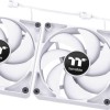Thermaltake CT120 Case Fan με Λευκό Φωτισμό και Σύνδεση 4-Pin PWM 2τμχ Λευκό