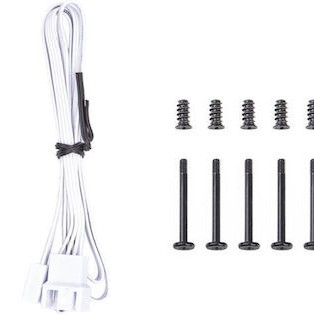 Thermaltake CT120 Case Fan με Λευκό Φωτισμό και Σύνδεση 4-Pin PWM 2τμχ Λευκό