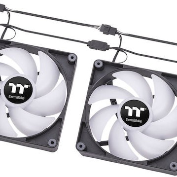 Thermaltake CT120 Case Fan με ARGB Φωτισμό και Σύνδεση 3-Pin / 4-Pin PWM 2τμχ