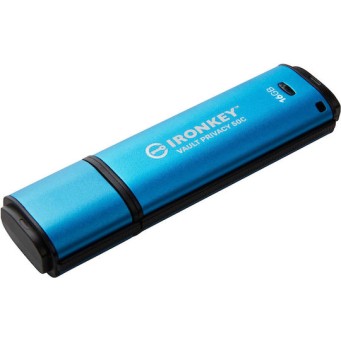 Kingston IronKey Vault Privacy 50 16GB USB 3.2 Stick με σύνδεση USB-C Μπλε
