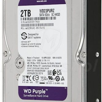 Western Digital Purple 2TB HDD Σκληρός Δίσκος 3.5