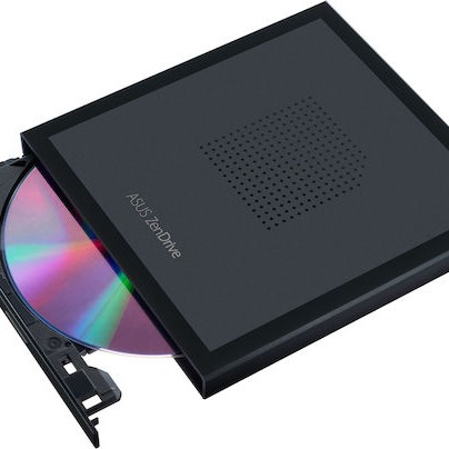 Asus ZenDrive V1M (SDRW-08V1M-U) Εξωτερικός Οδηγός Εγγραφής/Ανάγνωσης DVD/CD για Desktop / Laptop Μαύρο