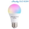 Shelly Duo Smart Λάμπα LED 9W για Ντουί E27 RGBW 800lm Dimmable