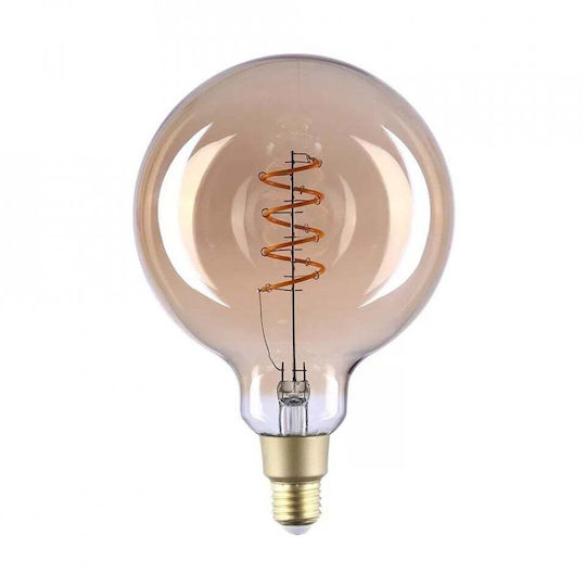 Shelly Vintage Smart Λάμπα LED 4W για Ντουί E27 και Σχήμα G125 Θερμό Λευκό 260lm Dimmable