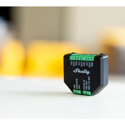 Shelly Plus Add-On Ενδιάμεσος Διακόπτης Μονάδα Επέκτασης Αισθητήρων