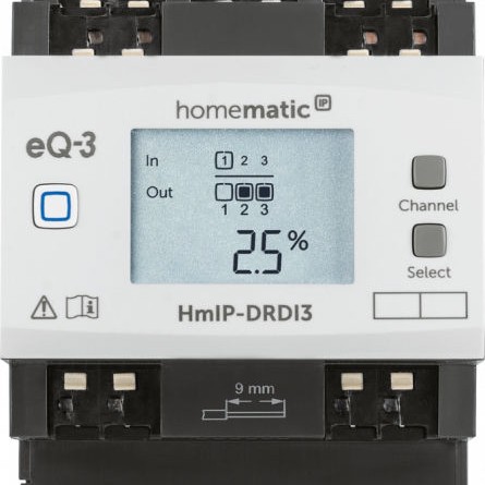 HomeMatic HMIP-DRDI3 Ενδιάμεσος Διακόπτης
