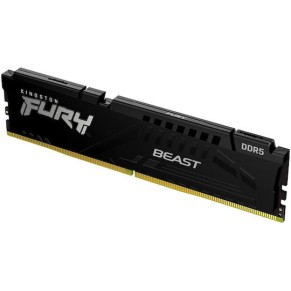 Kingston Fury Beast DDR5 με Module 1x8GB και Ταχύτητα 6000 για Desktop