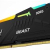 Kingston Fury Beast RGB DDR5 με Module 1x8GB και Ταχύτητα 6000 για Desktop