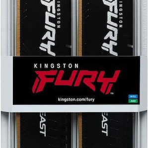 Kingston Fury Beast DDR5 16GB RAM με 2x8GB Modules και Ταχύτητα 5600 για Desktop
