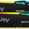 Kingston Fury Beast RGB DDR5 16GB RAM με 2x8GB Modules και Ταχύτητα 5600 για Desktop