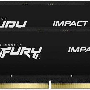 Kingston Fury Impact DDR5 32GB RAM με 2x16GB Modules και Ταχύτητα 5600 για Laptop