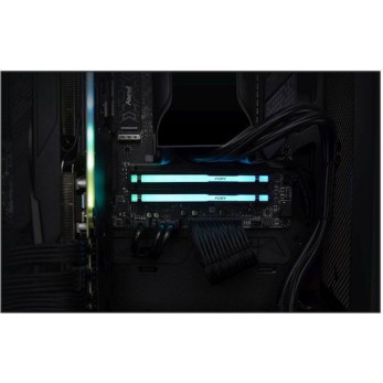 Kingston Fury Beast RGB DDR5 με Module 1x32GB και Ταχύτητα 6000 για Desktop