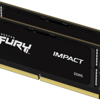Kingston Fury Impact DDR5 64GB RAM με 2x32GB Modules και Ταχύτητα 5600 για Laptop