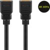 Goobay HDMI 2.0 Cable HDMI male - HDMI male 7.5m Μαύρο