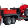 Bruder Φορτηγό Trailer and Manitou Telehandler για 3+ Ετών