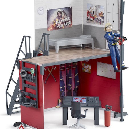 Bruder Παιχνίδι Μινιατούρα Fire Station για 4+ Ετών