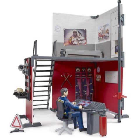 Bruder Παιχνίδι Μινιατούρα Fire Station για 4+ Ετών