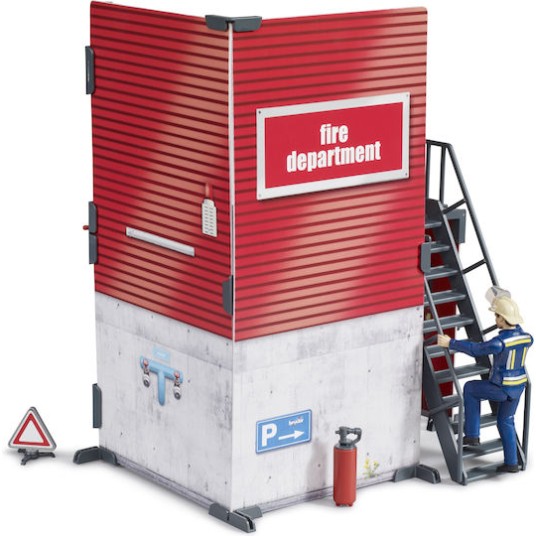 Bruder Παιχνίδι Μινιατούρα Fire Station για 4+ Ετών