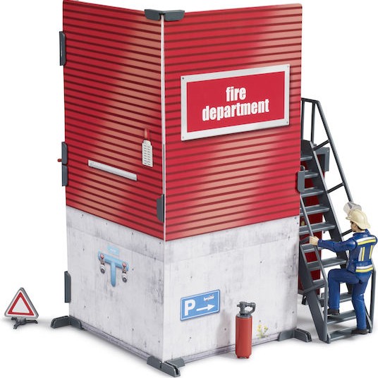 Bruder Παιχνίδι Μινιατούρα Fire Station για 4+ Ετών