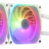 Enermax Aquafusion ADV Υδρόψυξη Επεξεργαστή Διπλού Ανεμιστήρα 120mm για Socket AM4/AM5/1700/1200/115x με RGB Φωτισμό Λευκή