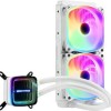 Enermax Aquafusion ADV Υδρόψυξη Επεξεργαστή Διπλού Ανεμιστήρα 120mm για Socket AM4/AM5/1700/1200/115x με RGB Φωτισμό Λευκή