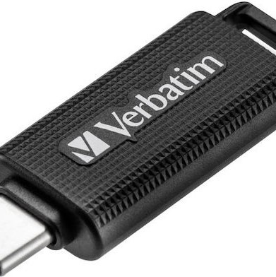 Verbatim Retractable 64GB USB 3.2 Stick με σύνδεση USB-C Μαύρο