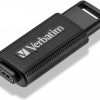 Verbatim Retractable 128GB USB 3.2 Stick με σύνδεση USB-C Μαύρο