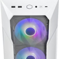 CoolerMaster Masterbox TD500 Mesh V2 Gaming Midi Tower Κουτί Υπολογιστή με Πλαϊνό Παράθυρο και RGB Φωτισμό Λευκό