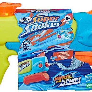 Nerf Νεροπίστολο Super Wave Spray Soaker Super Soaker για 6+ Ετών
