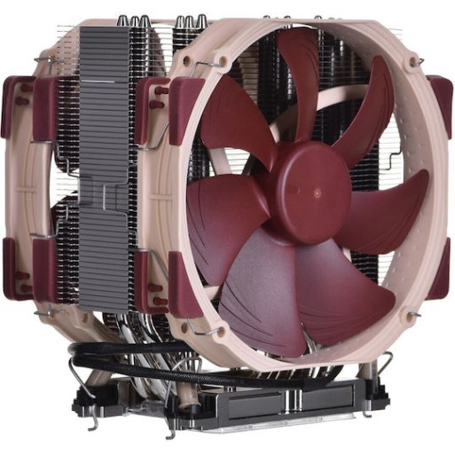 Noctua NH-D9 TR5-SP6 4U Ψύκτρα Επεξεργαστή Διπλού Ανεμιστήρα για Socket SP6/TR5 Καφέ