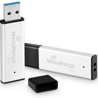 MediaRange 128GB USB 3.0 Stick Ασημί