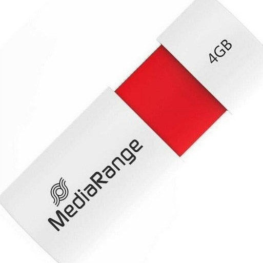 MediaRange 4GB USB 2.0 Stick Κόκκινο