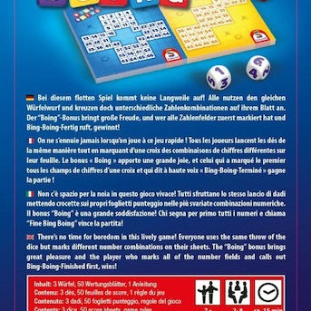 Επιτραπέζιο Παιχνίδι Bing Boing για 2-4 Παίκτες 8+ Ετών (EN) Schmidt Spiele