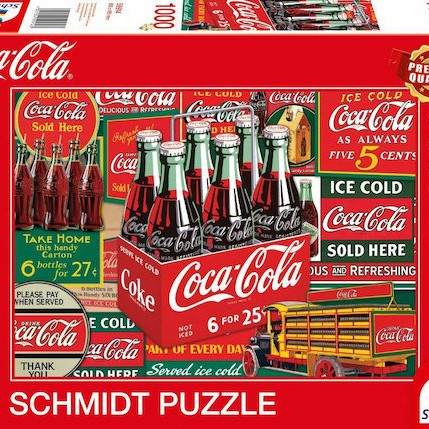 Puzzle Coca Cola Vintage 2D 1000 Κομμάτια