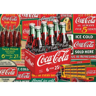 Puzzle Coca Cola Vintage 2D 1000 Κομμάτια