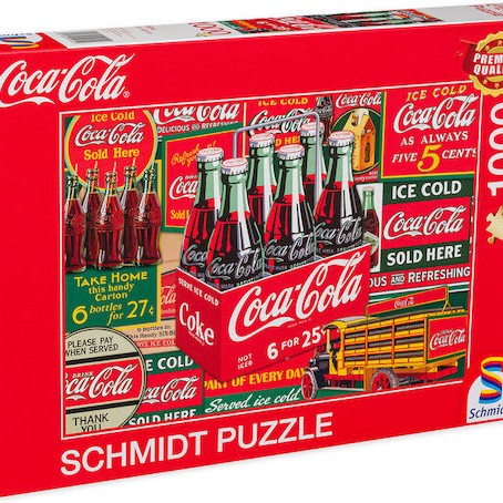 Puzzle Coca Cola Vintage 2D 1000 Κομμάτια