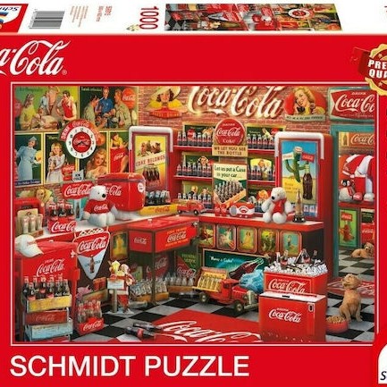 Puzzle Coca Cola North Pole Bear 2D 1000 Κομμάτια