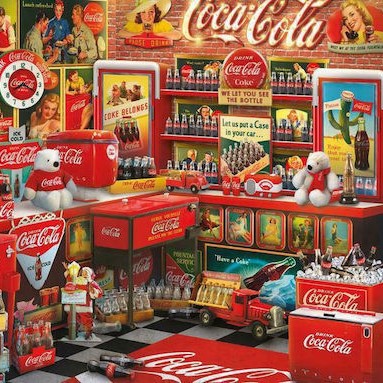 Puzzle Coca Cola North Pole Bear 2D 1000 Κομμάτια