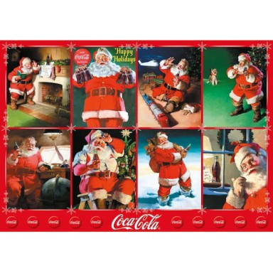 Puzzle Coca-Cola Santa Claus 2D 1000 Κομμάτια