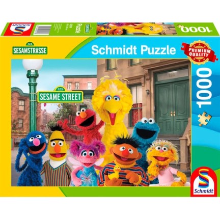Schmidt Spiele Sesame Street A Good Old Friends Reunion Puzzle 1000 Κομμάτια