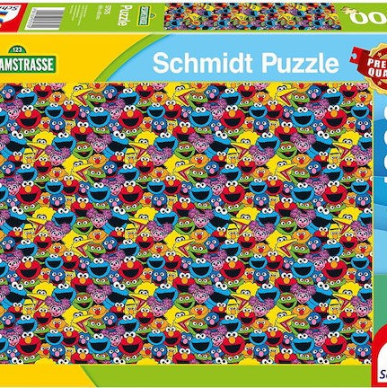 Schmidt Spiele Sesame Street Who How What? Jigsaw Puzzle 1000 Pieces