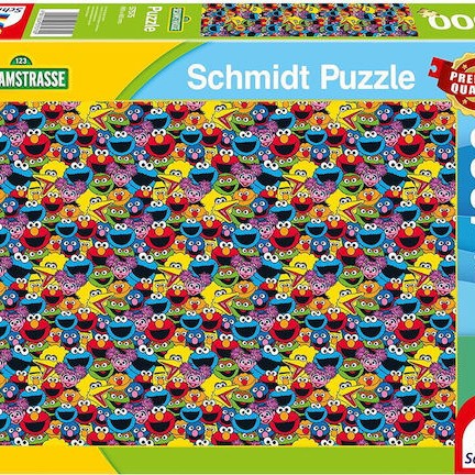 Schmidt Spiele Sesame Street Who How What? Jigsaw Puzzle 1000 Pieces