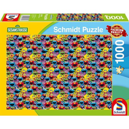 Schmidt Spiele Sesame Street Who How What? Jigsaw Puzzle 1000 Pieces