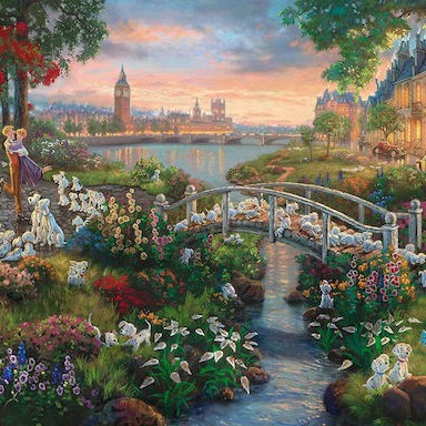 Puzzle 101 Dalmatians 2D 1000 Κομμάτια