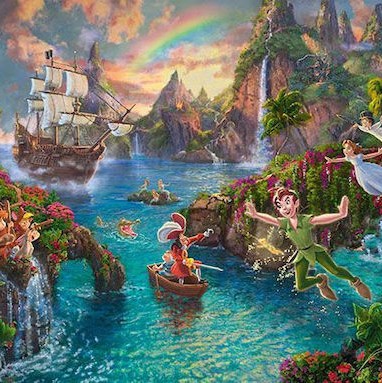 Puzzle Thomas Kinkade Disney Peter Pan 2D 1000 Κομμάτια