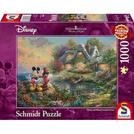 Puzzle Thomas Kinkade: Disney Mickey & Minnie 2D 1000 Κομμάτια
