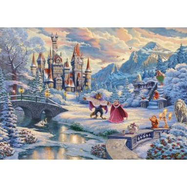 Puzzle Disney Beauty and the Beast‘s Winter Enchantment 2D 1000 Κομμάτια