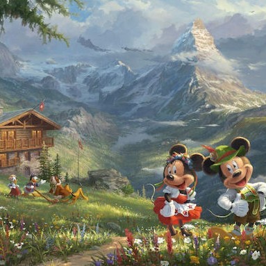 Puzzle Mickey & Minnie 2D 1000 Κομμάτια